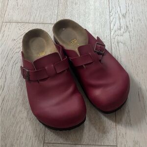 Women’s Red Birkenstocks